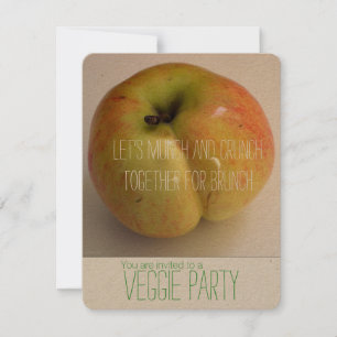 ADAM'S APPLE Veggie-Party Einladung