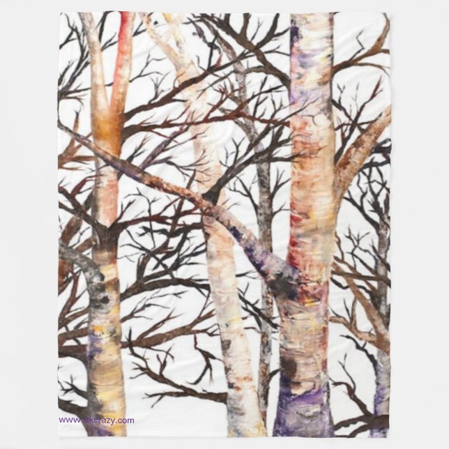 Adams Birch Fleece Blanket (Vorderseite)