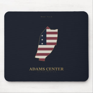 Adams Center New York Amerikanische Silhouette Mousepad
