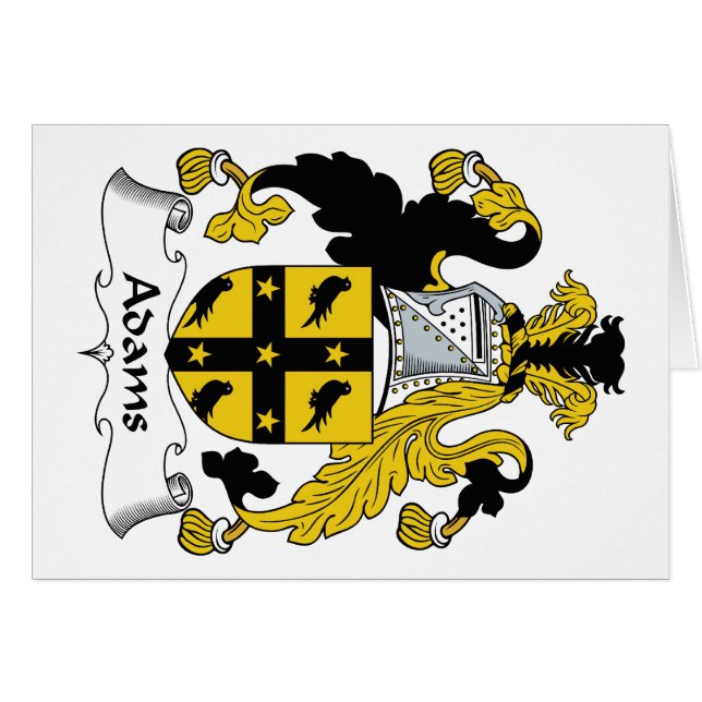 Adams-Familienwappen (Vorderseite (Horizontal))