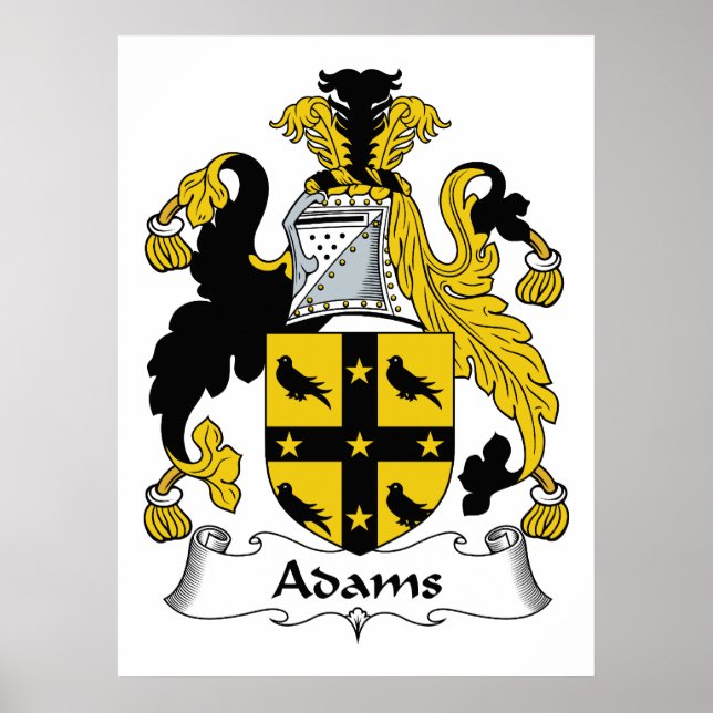 Adams Familienwappen Poster (Vorne)