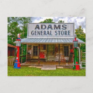 Adams General Store Alabama Postkarte