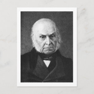 Adams ~ John Quincy Adams Präsident Vereinigte Sta Postkarte