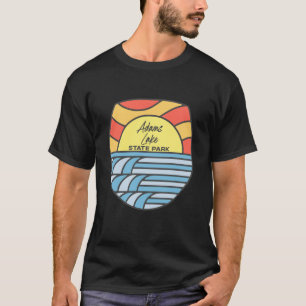 Adams Lake State Park Ohio Lake OH Sonnenuntergang T-Shirt