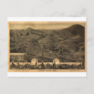 Adams, Massachusetts 1882 Postkarte