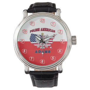 Adams Massachusetts Polnisch Armbanduhr