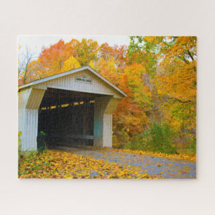 Adams Mill Old Covered Bridge, Indiana Puzzle