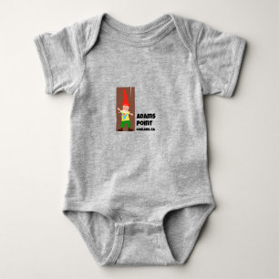 Adams Point Gnom Baby Bodyanzug Strampler