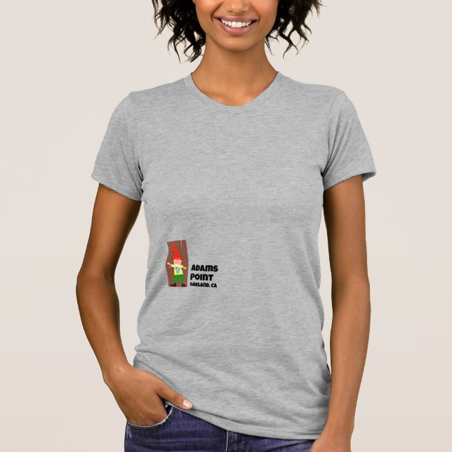 Adams Point Gnome Damen T-Shirt (Vorderseite)