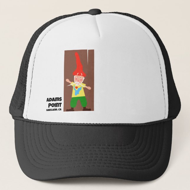 Adams Point Gnome Hat Truckerkappe (Vorderseite)