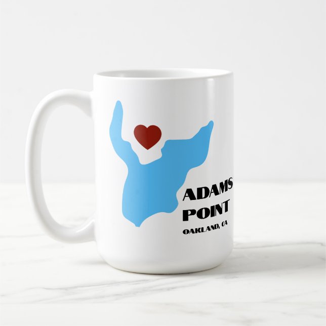 Adams Point / Lake Merritt Mug Kaffeetasse (Links)