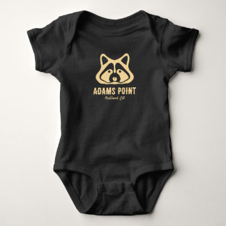Adams Point Raccoon Baby T-Shirt Strampler