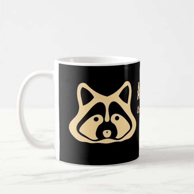 Adams Point Waschbär-Tasse Kaffeetasse (Links)
