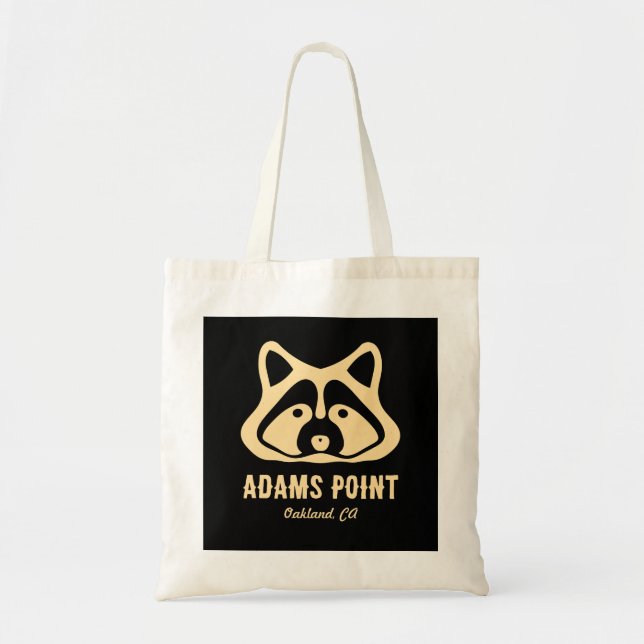Adams Point Waschbär-Tragetasche Tragetasche (Vorne)
