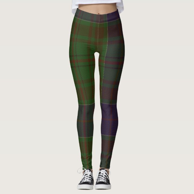 Adams Scottish Tartan Kariert Leggings (Vorderseite)