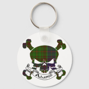 Adams Tartan Skull Schlüsselanhänger
