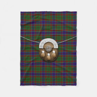 Adams Tartan und Sporran Fleecedecke