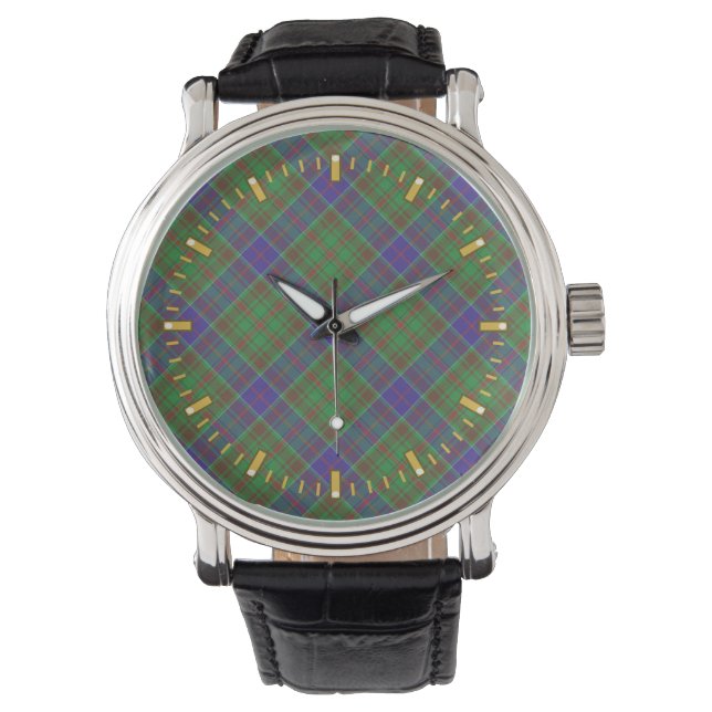 Adams Tartan Watch Armbanduhr (Vorderseite)