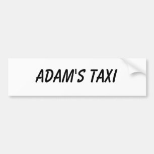 ADAM'S TAXI AUTOAUFKLEBER