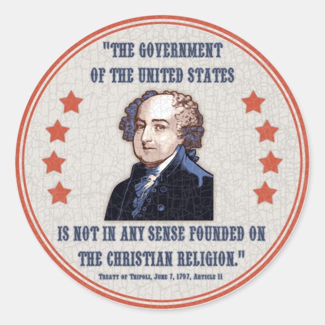 Adams - Tripoli -2 Runder Aufkleber (Vorderseite)