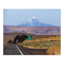 Adams und Windturbinen, Oregon