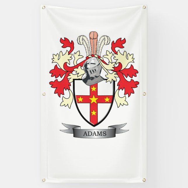 Adams-Wappen Banner (Vertikal)