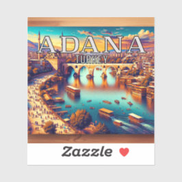 Adana Turkey 3 Inch Vinyl Sticker