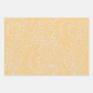 Adaptiertes William Morris-Larkspur-Muster Geschenkpapier Set