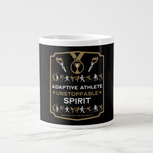 Adaptives Mit Behinderung Sportgeschenk Jumbo-Tasse