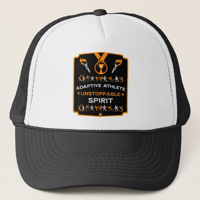 Adaptives Mit Behinderung Sportgeschenk Truckerkappe (Vorderseite)