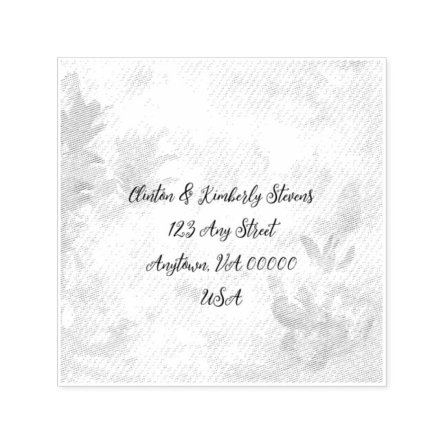 Adara Elegante Briefmarke für benutzerdefinierte A Permastempel (Design)