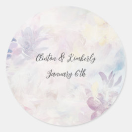 Adara Elegante individuell anpassbare Round Sticke Runder Aufkleber