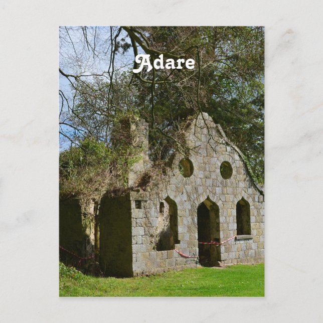 Adare Ruins Postkarte (Vorderseite)