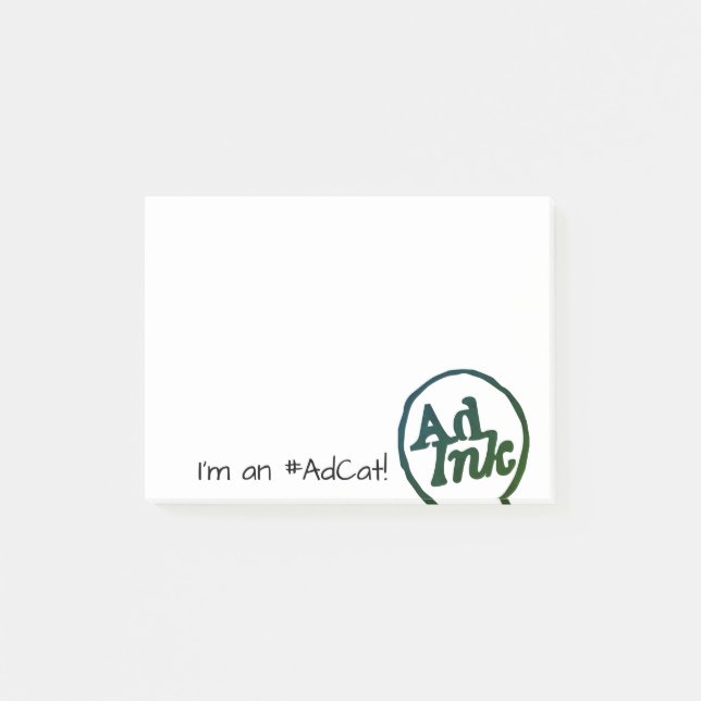 AdCat klebriger Stolz! Post-it Klebezettel (Vorderseite)
