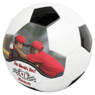 ADD A FOTO - The World's Best Coach - Number One Fußball