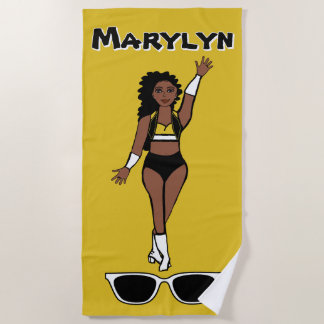Add A Name  Beach Towel YBW Strandtuch
