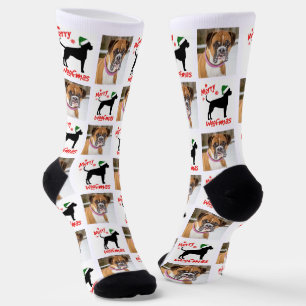 Add Boxer Fun Christmas Dog Socken