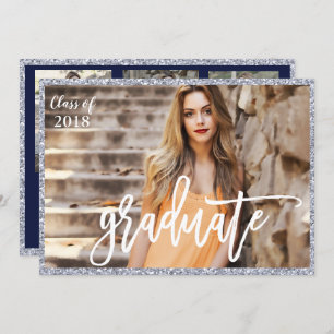 ADD FOTO - Abschluss Glitzer Einladung