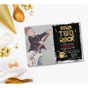 ADD FOTO Two Rocks Geburtstagseinladung Einladung