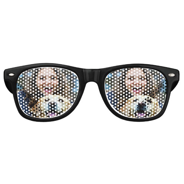 Add Labrador Retriever Photo Personalize Partybrille (Vorderseite)