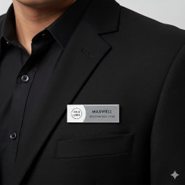 Add Logo | Modern Simple Elegant Magnet Title Namenschild