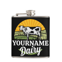 ADD NAME Sunset Dairy Farm Grazing Holstein Kuh