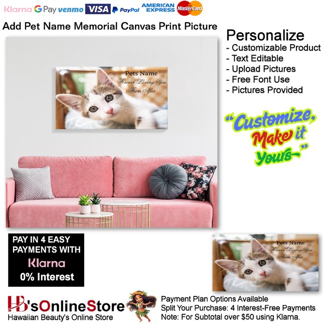 Add Pets Name Forever Loving You From Afar Picture Leinwanddruck (Add Pet Name Forever Loving You From Afar Memorial Canvas Print picture.)