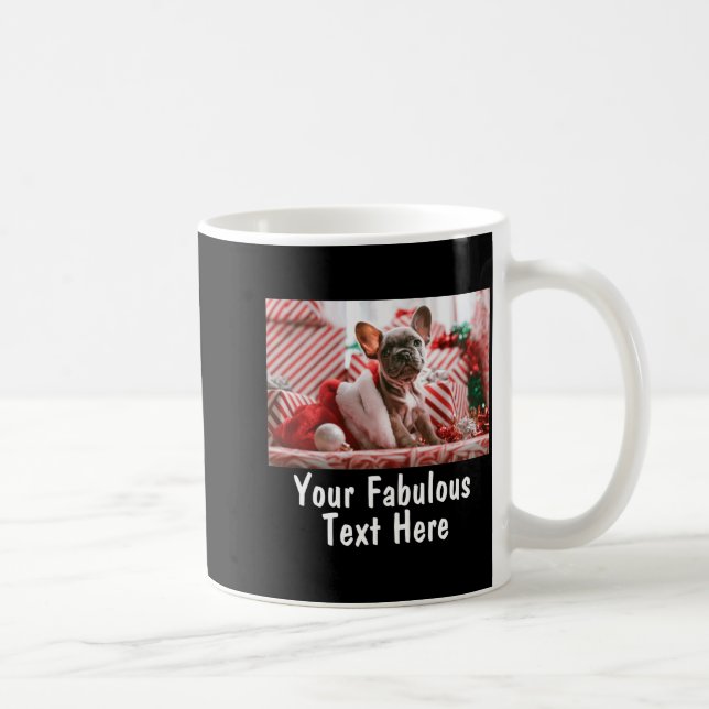 Add Photo And Text V Neck Red  Kaffeetasse (Rechts)