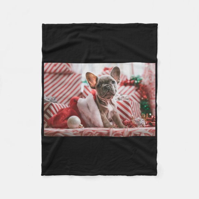 Add Photo And Text V Neck Red T Shirt  Fleecedecke (Vorderseite)