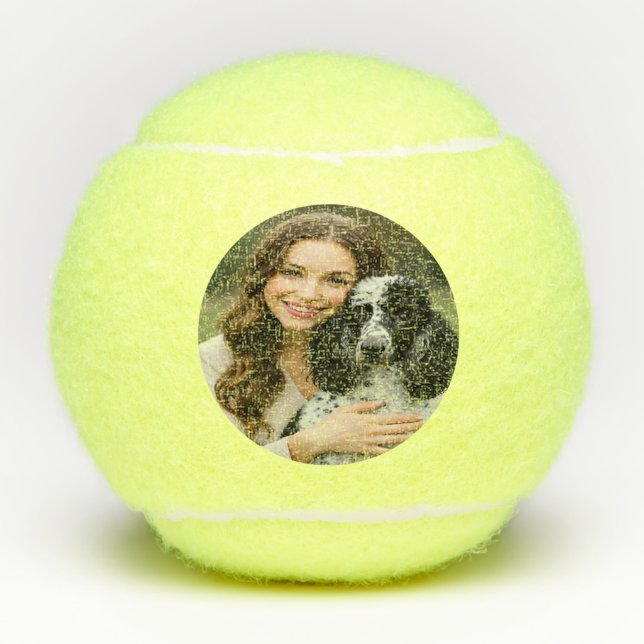 Add Poddle Photo Personalize Customize Tennisbälle (Vorderseite)