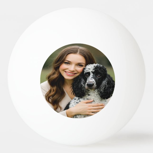 Add Poddle Photo Personalize Customize Tischtennisball (Vorderseite)