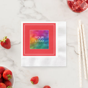 Add Promotionen Logo Weihnachten Roter Cocktail Co Serviette
