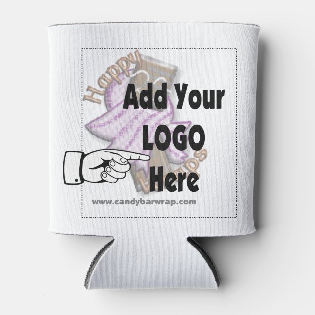 Add your Company Business LOGO Can cooler Dosenkühler (Vorderseite)