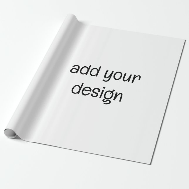 Add Your Design Geschenkpapier (Ungerollt)